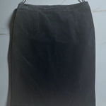 ANDREW GN Vintage Black Velvet Pencil Skirt Size 40 Photo 0