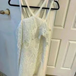 Likely  Revolve Abergreen White Lace Eyelet Mini Dress 8 Photo 4