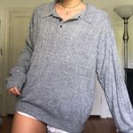 comfy gray collard top Size XL Photo 0