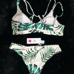 Cupshe Bikini Set Large Tropical Palm Leaf Print Swimsuit NEW NWT Summer Trend Photo 7