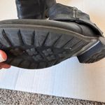 Patrizia Black Leather Moto Zip Ankle Boots Women’s 10 Fall Biker Goth Booties Photo 7