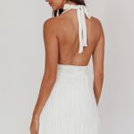Selfie Leslie Sonia Plisse Halter Mini Dress White Photo 2