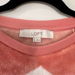 Loft  Heart Faux Fur Sweatshirt Size XS EUC Photo 1