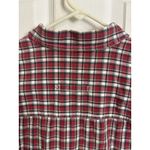 Ralph Lauren Vtg Lauren Red Plaid Button Up Top Size 2X RLL Logo Christmas Party Photo 3
