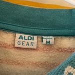Aldi Stores Striped Crewneck Sweatshirt Blue Size M Photo 5