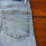 RE/DONE Originals Stovepipe Straight Leg Raw Hem Jeans Light Stone - Size 29💛 Photo 5