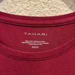 Tahari Women's Maroon Soft Long Sleeve Top Photo 5