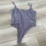 White Fox Boutique  Aftershow Bodysuit Steel Gray Purple‎ Large Photo 5