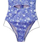 Cupshe NWT Purple Seashell Cutout Rashguard One Piece Swimsuit Size XS NEW Photo 10