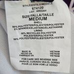 Aqua Green  Purple Print Swim Tankini Top Size Medium Purple Floral Tankini Top Photo 5