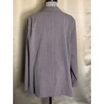 Old Navy  Blazer Suit jacket Gray Pinstripe Womens XL Tall NEW! Viscose Blend Photo 1