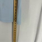 Baxter & Wells Embroidered Flower Short Sleeve T Shirt Womens Large Blue Photo 6