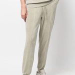 Fear of god Essentials Logo Patch Velour Pants NWT Large Photo 6