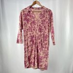 NWT Haven Organic Cotton Jersey Holiday Toile Sleep Shirt in Pink Size XS Photo 2