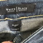 White House | Black Market  Dark Blue Boot Cut Jewel Accent Jeans Size 10 Photo 9