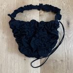 No Brand Gathered Shoulder Bag in Black Photo 0