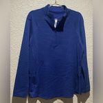 Lululemon Ventscape Half Zip Long Sleeve Psychic Blue Size 10 Photo 8