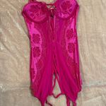 Victoria's Secret 34B Fuchsia Lace Chemise Photo 3