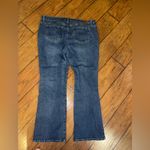 Lands' End Women's Blue Flare Jeans size 18 EUC Photo 4