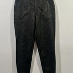 Spanx Joggers Pants Size Large Black Faux Leather NEW $148 Photo 0