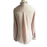 EXPRESS Pink Portofino Slim High Neck Top Women's Blouse Size XS | 44-2 Photo 1