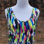 City Streets  80’s Paint Brushstroke Fitted Tank Dress XL HALLOWEEN Photo 2
