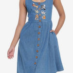 Her Universe Disney Bambi Forest Friends Denim Dress Photo 0
