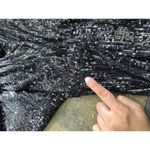 Diane Von Furstenberg  Sequin Pants Wide Leg Trousers Rhiannon Black Party Formal Photo 13