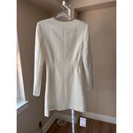 NEW NWT Self Portrait White Crepe Diamante Trim Mini Dress size 4 Small Photo 7