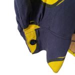 Lazy Oaf  London Happy Face Navy Blue Yellow Button Down Shirt One Size o/s Photo 2
