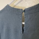 Adyson Parker  Linen Blend‎ Tiered Ruffle Pockets Mini Dress Green Size Small Photo 4