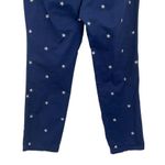 Old Navy Star Print Cropped Chino Capri Pants 4th of July Size 8 Navy Blue USA Photo 5