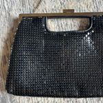 Vintage Y2K black chainmail bag and clutch with silver hardware and chain strap Photo 4
