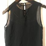 ZARA  black and gold sequins sleeveless shirt Photo 10