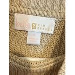 Kim Gravel Belle Mock Neck Color Block‎ Knit Sweater Pullover Top Size 4 Orange Photo 2