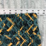 LuLaRoe Skirt Womens L Green Yellow Cassie Straight Midi Geometric Stretch NWT Photo 4
