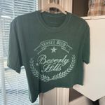 Beverly Hills cropped tee Green Photo 0