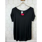 Peyton Jensen Black Short Sleeve T-Shirt - Size - Small - NWT Photo 4