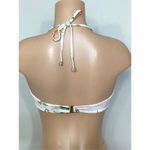 New. Isabella Rose floral bandeau bikini top. Retails $80. Small White Photo 5