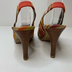 Moda  Striped Slingback Heels Size 6 Photo 5