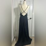 ASTR  the label -  Black Spaghetti Strap Tied Back Maxi Dress‎ Size Medium Photo 2