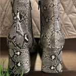 Madden Girl Snakeskin Block Heel Ankle Boots Size 7 1/2 Photo 7