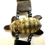 coconut shell turtle bracelet Brown Photo 7