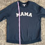 Isabel Maternity by Ingrid & Isabel Graphic Maternity Sweatshirt Blue Size undefined Photo 7