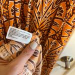 Knox Rose Orange and Brown Boho Sun Dress Photo 4