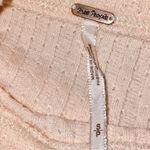 Free People  Women’s Size S Pale Peach Pink Mixed Up Cuff Thermal Turtleneck Top Photo 8