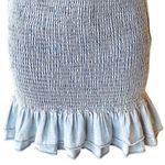 Tea N Rose Soft Denim Blue Mini Stretch Spring Break Dress ~ Women's Size SMALL Photo 6