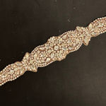 Rose Gold Pearl Sash Pink Photo 0