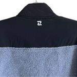 Zelos  Jacket Womens Sz Medium Fleece Full Zip Long Sleeve Gray Black NWT Photo 5