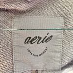 Aerie  LumberJane Fleece Button Up Oversized Shirt in a purple color variant XL Photo 3